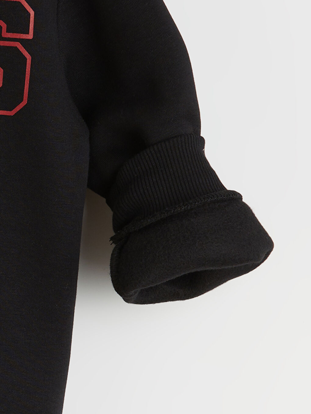 Siyah Bisiklet Yaka Galatasaray Baskılı Erkek Çocuk Sweatshirt-2