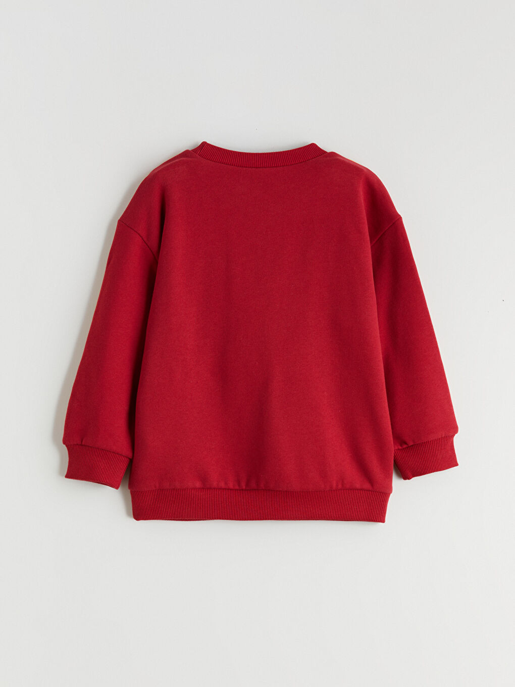 Kırmızı Bisiklet Yaka Galatasaray Baskılı Erkek Çocuk Sweatshirt-3