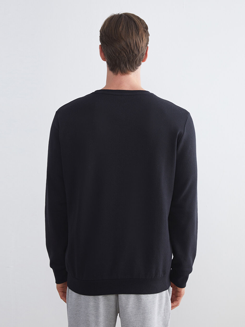 Свитшот Мужской С принтом с Круглым вырезом-3