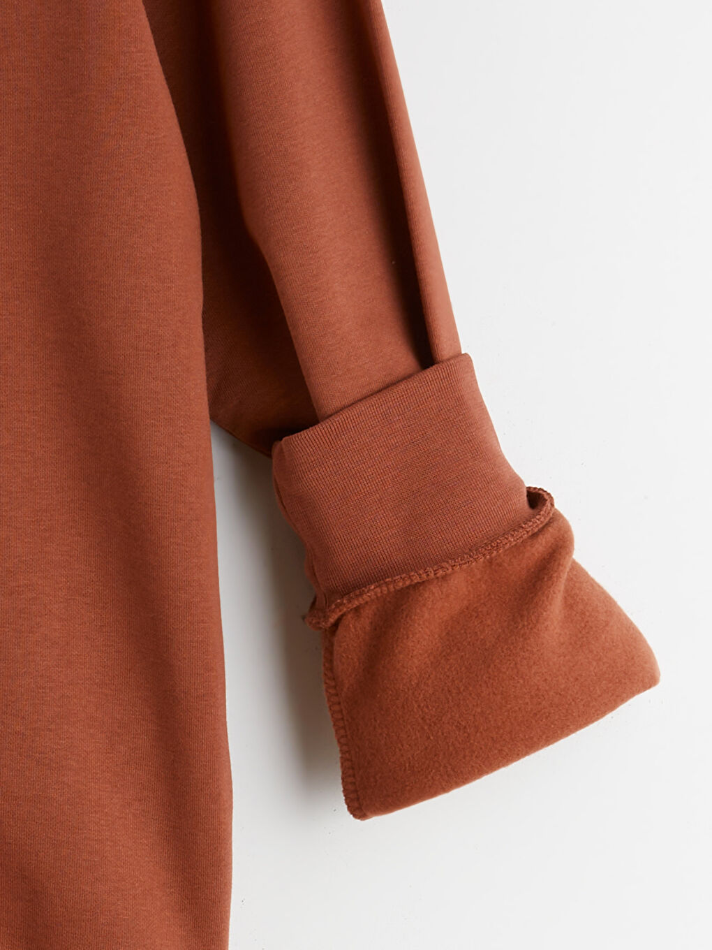 Bordo Polo Yaka Erkek Sweatshirt-5