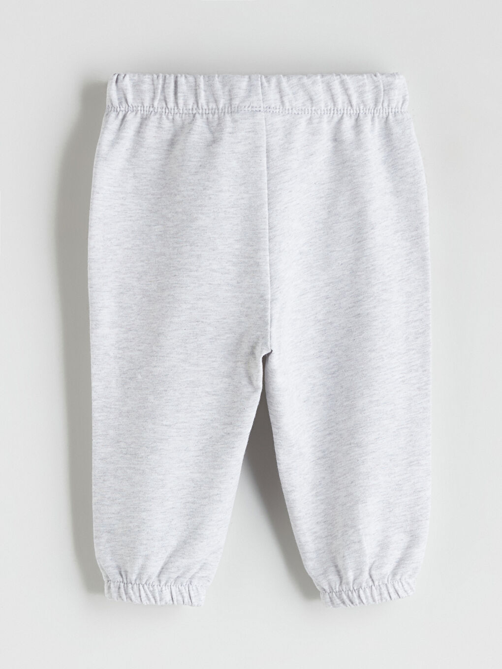 Beyaz Erkek Bebek Jogger Eşofman Altı-1