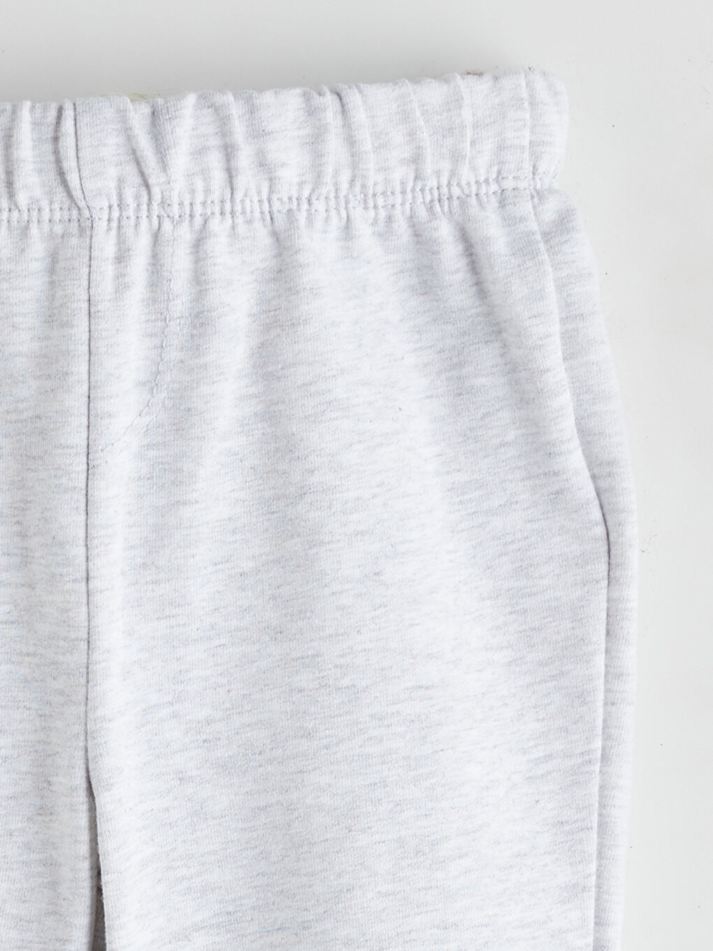 Beyaz Erkek Bebek Jogger Eşofman Altı-2