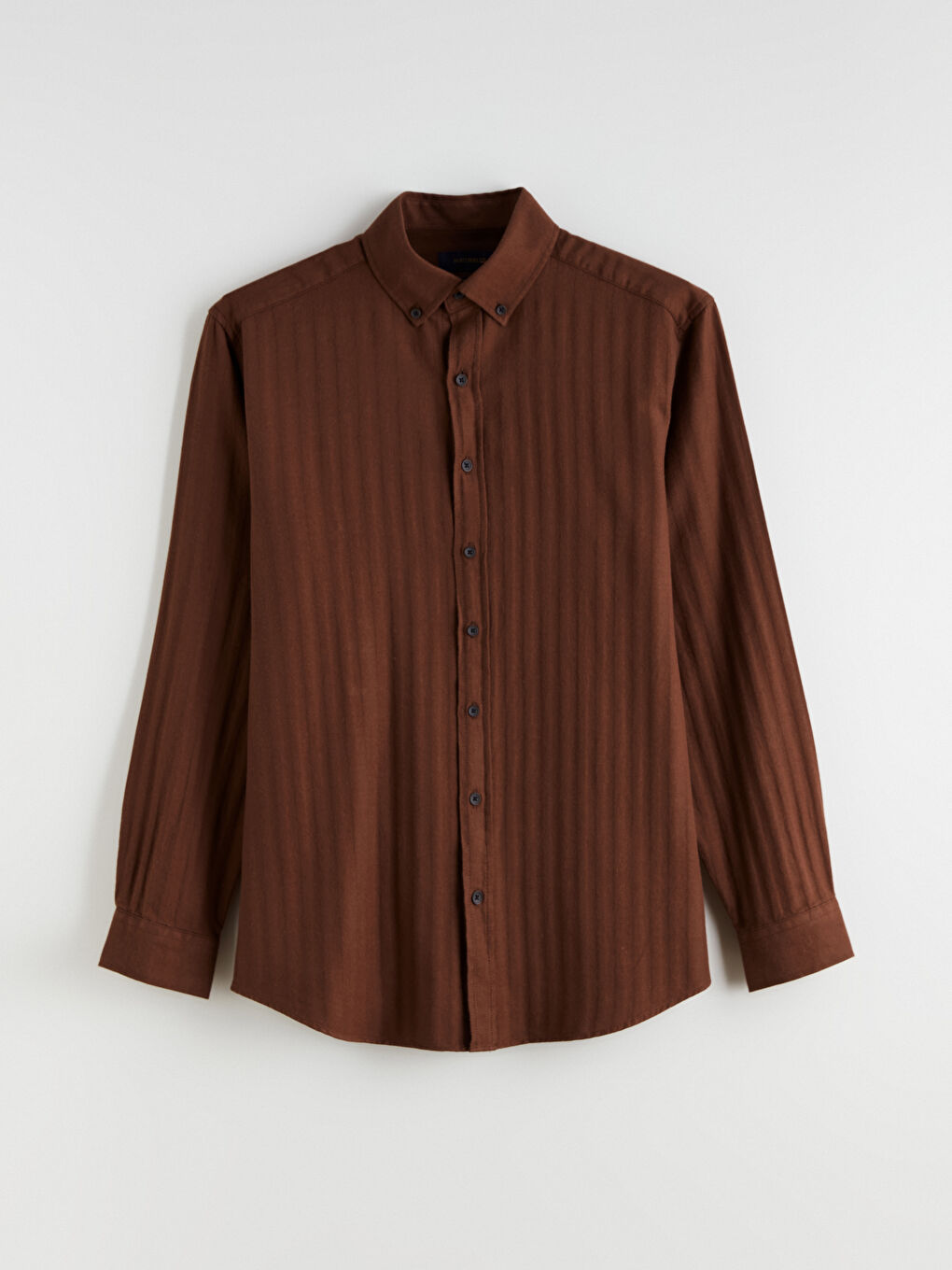 Рубашка Мужская С Длинным Рукавом Стандартного Кроя-4