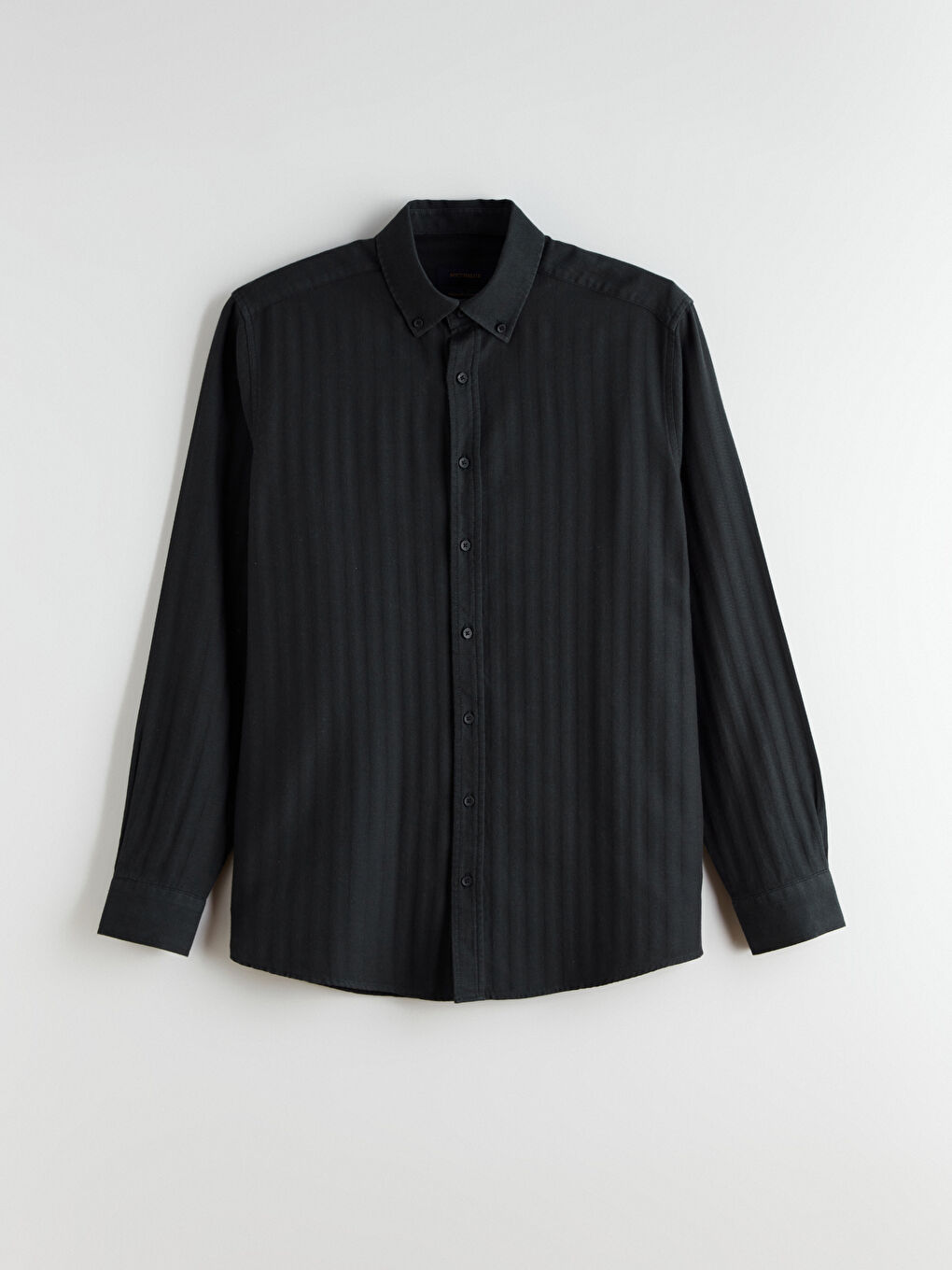 Рубашка Мужская С Длинным Рукавом Стандартного Кроя-4