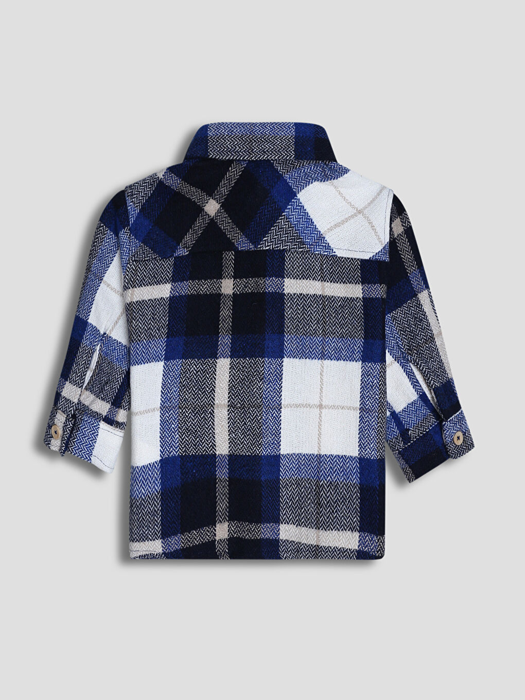 Plaid Long Sleeve Boys' Shirt-1