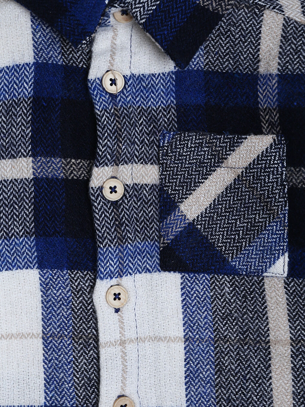 Plaid Long Sleeve Boys' Shirt-2