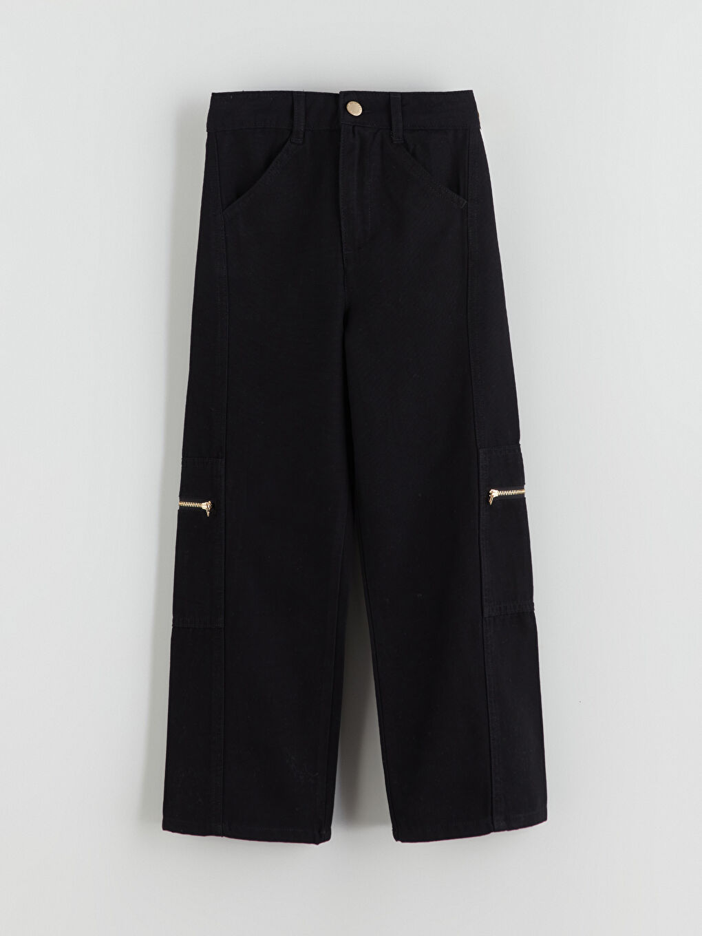 Pantalon Cargo pour Filles à Jambe Large-1
