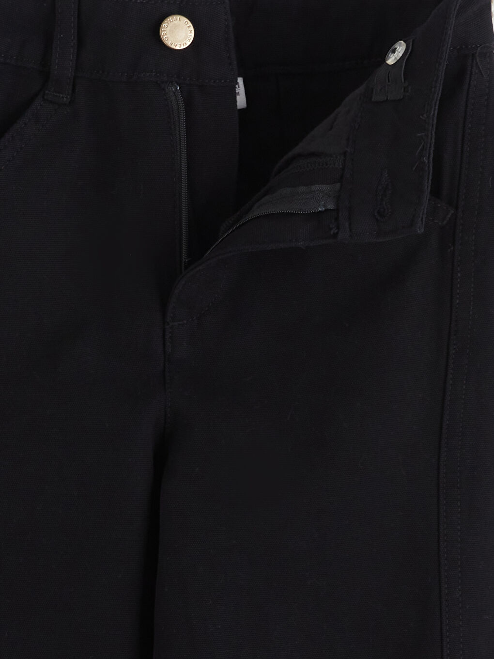 Pantalon Cargo pour Filles à Jambe Large-2