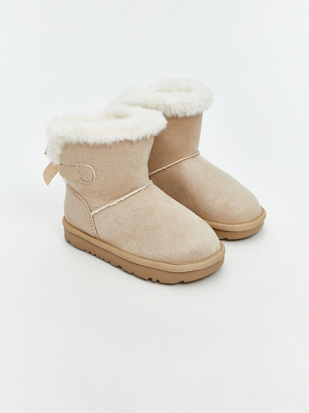 Faux Suede Baby Girls' Boots