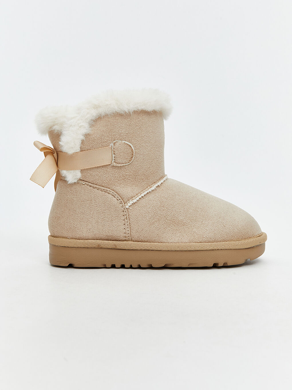Faux Suede Baby Girls' Boots-1