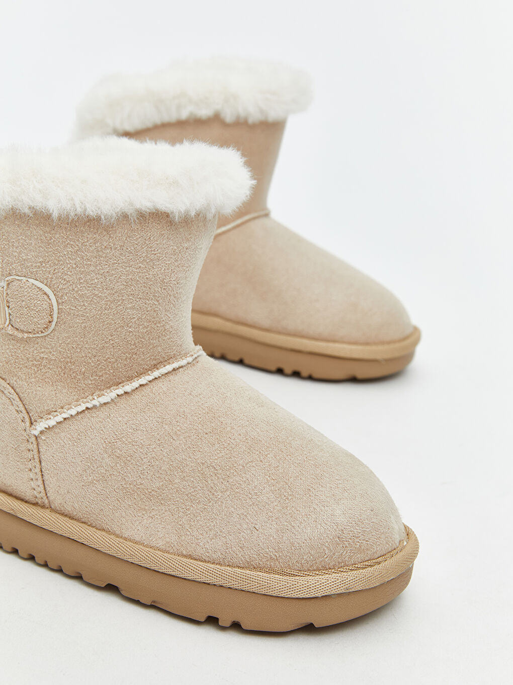 Faux Suede Baby Girls' Boots-2