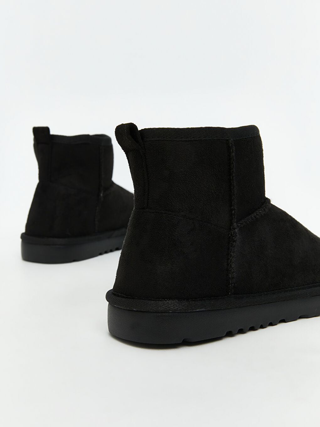 Siyah Süet Görünümlü Kız Çocuk Bot-4