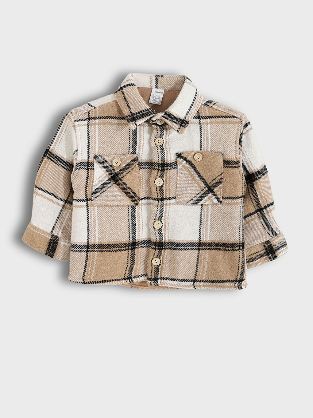 Plaid Patterned Boys' Shirt