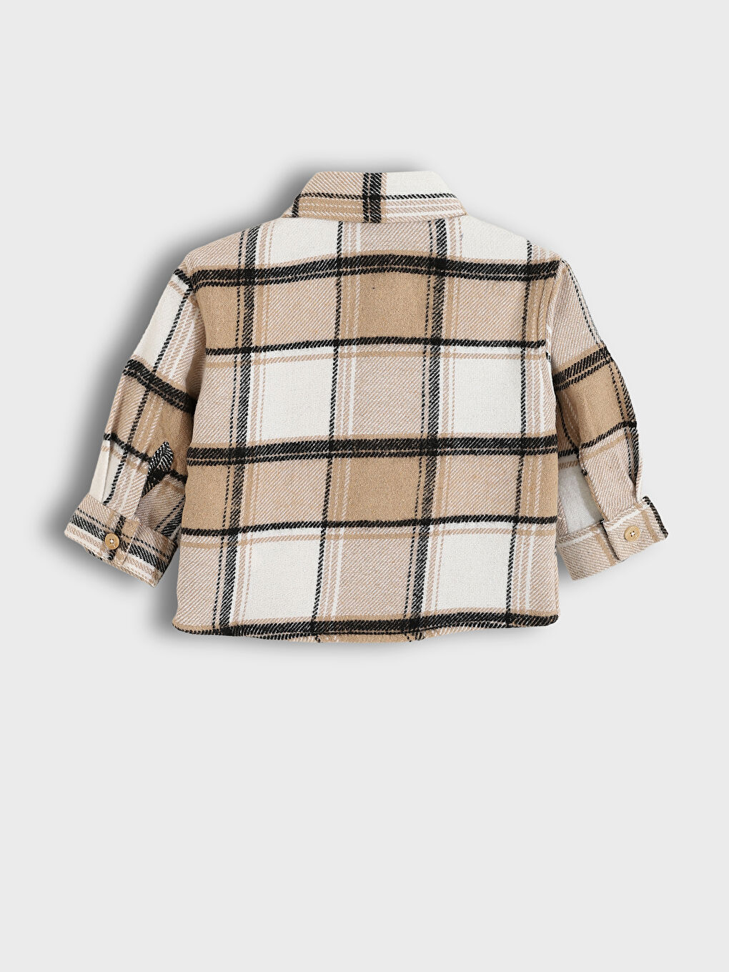 Plaid Patterned Boys' Shirt-1