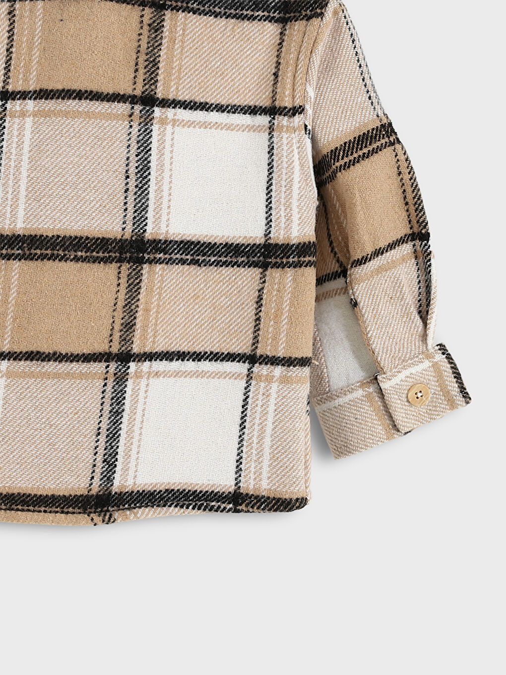 Plaid Patterned Boys' Shirt-2