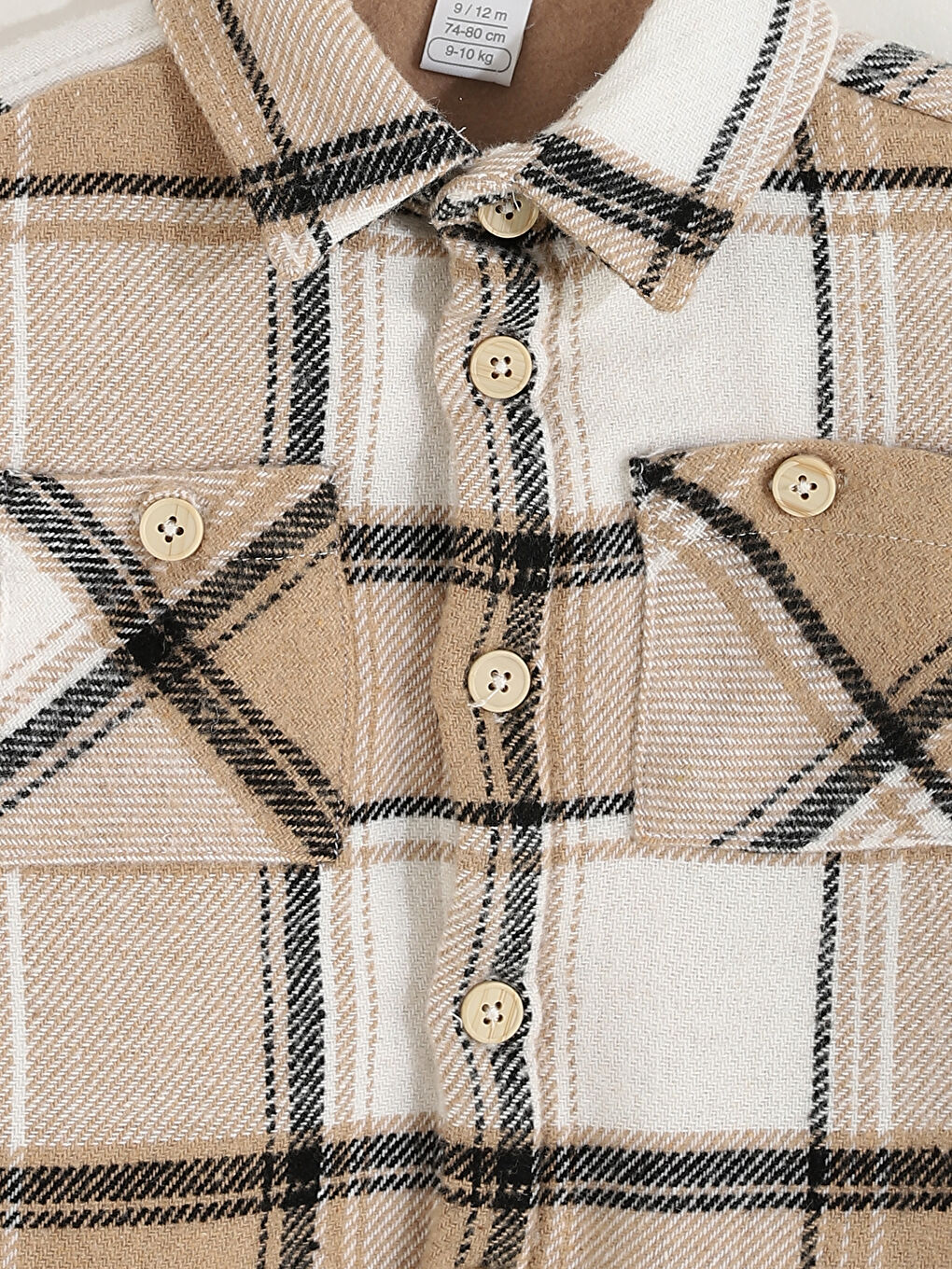 Plaid Patterned Boys' Shirt-3