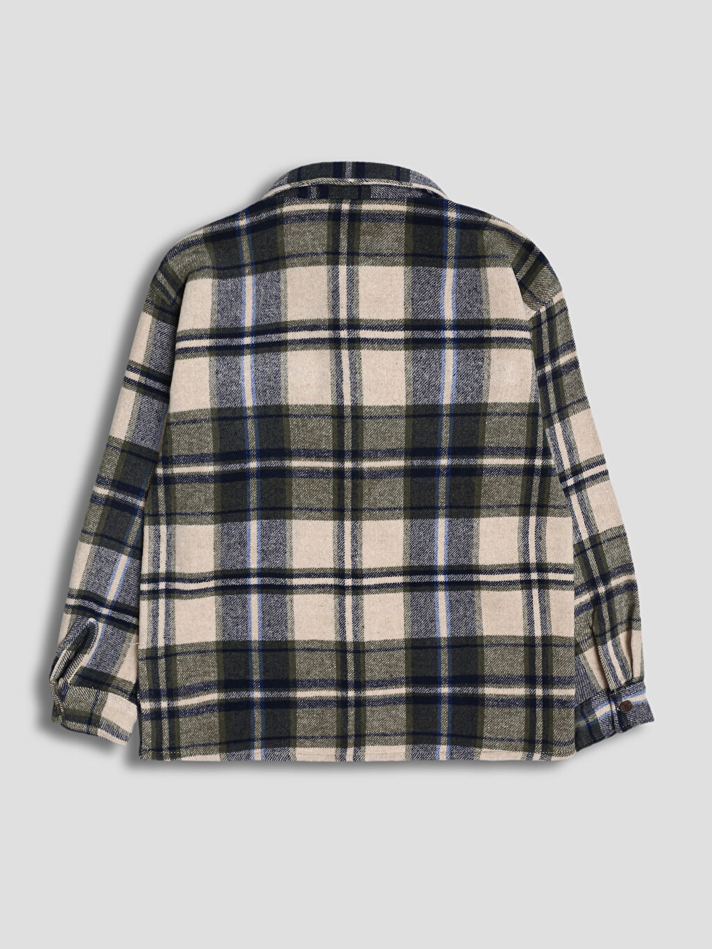 Long Sleeve Plaid Boys' Shirt-1