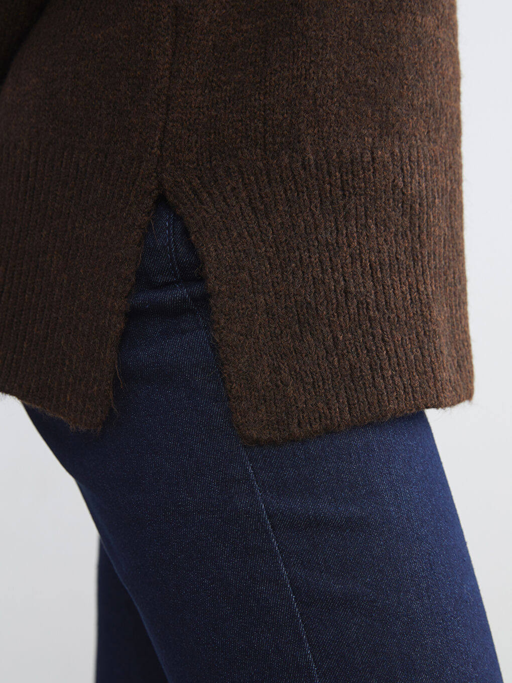LCW Vision Crew Neck Oversize Women's Knitwear Sweater -W5GN23Z8-RXC