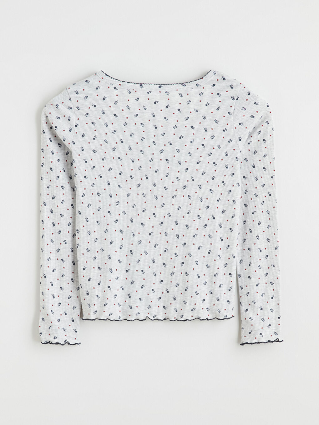 Тийнейджърка Сиво Комплект пижами-6