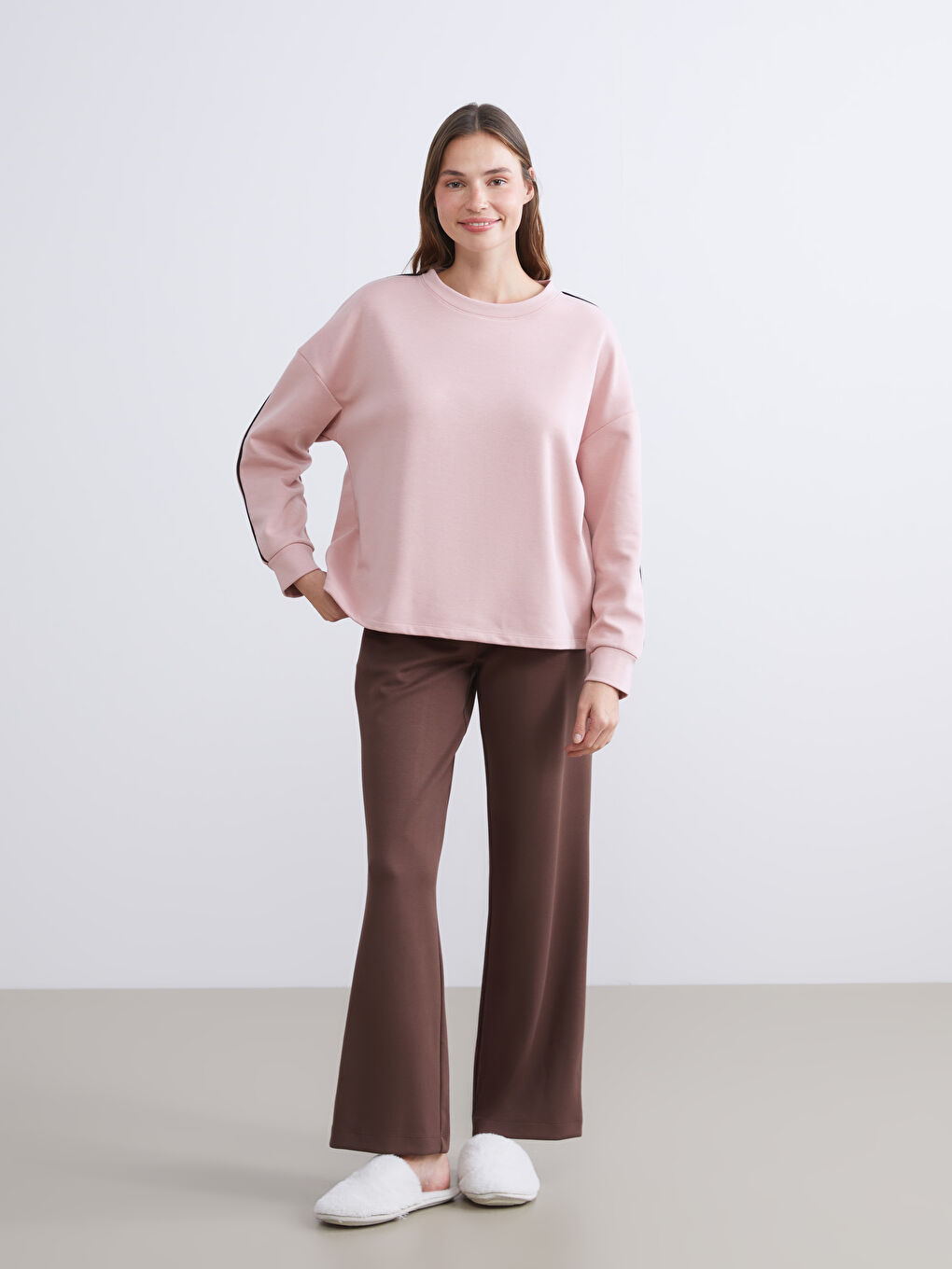 Žena RUŽIČASTA Gornji dio pidžame-1