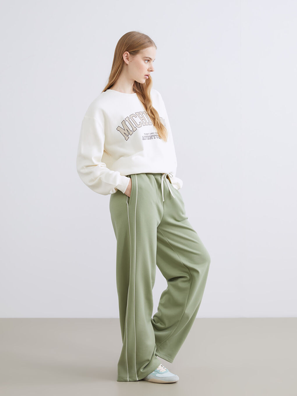 Bas De Pyjama Pour Femmes À Taille Élastiquée