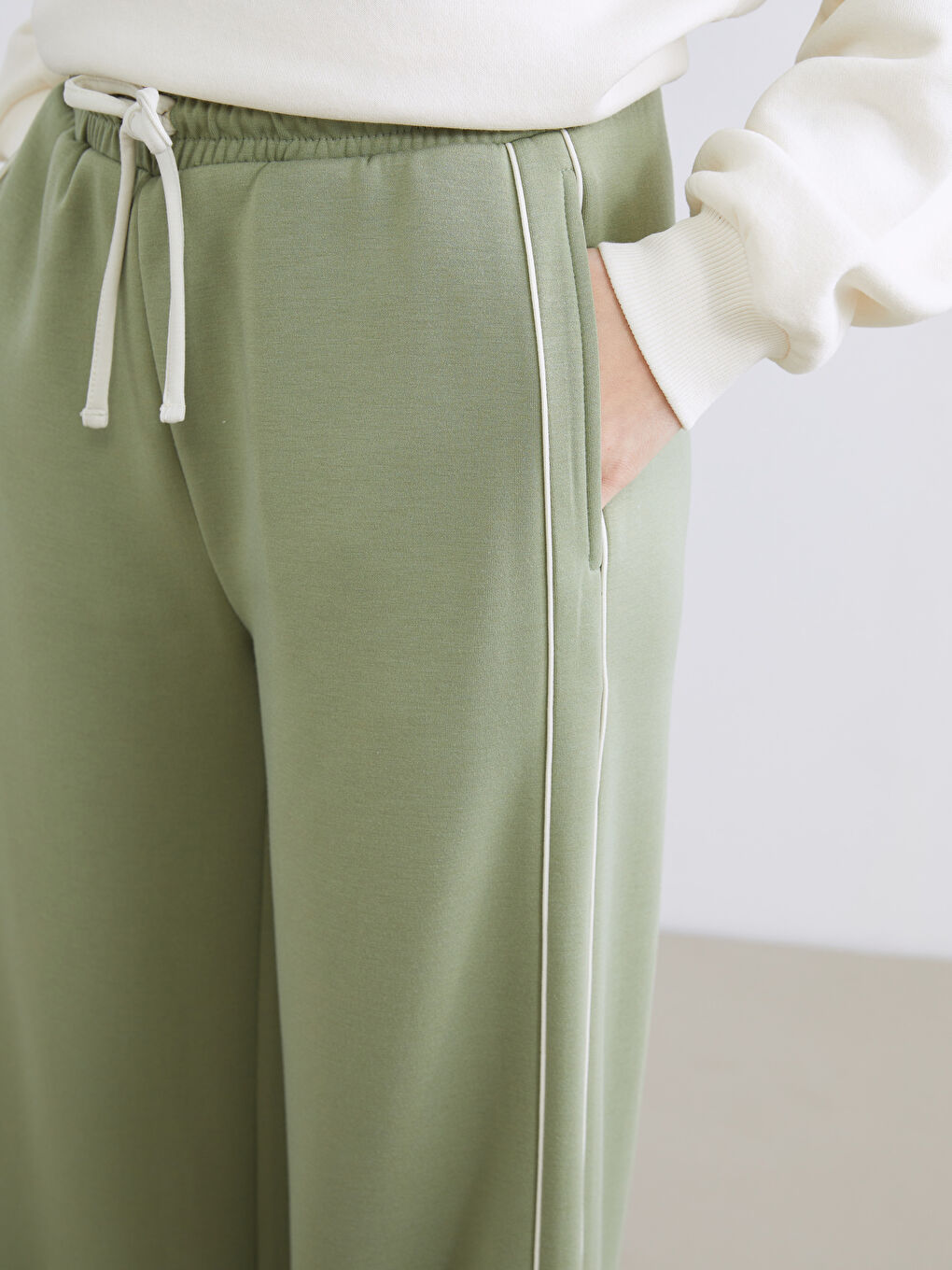 Bas De Pyjama Pour Femmes À Taille Élastiquée-2