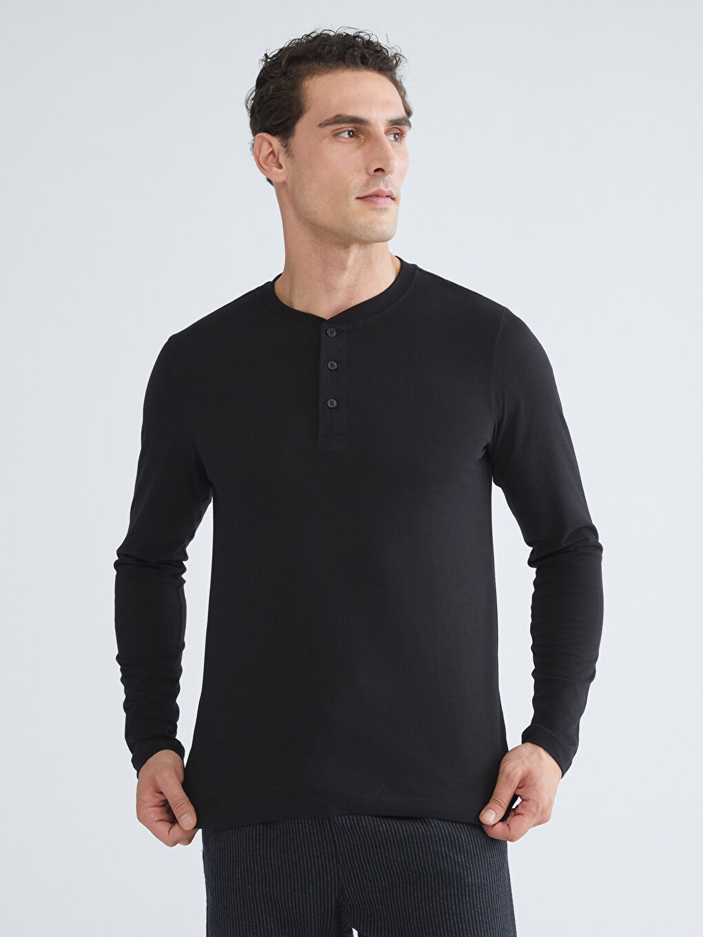 Regular Fit Men's Pyjama Set-1