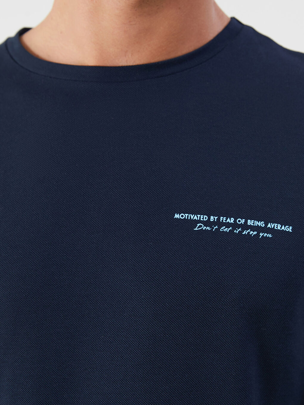 Футболка з довгим рукавом і принтом для чоловіків з круглим вирізом-2