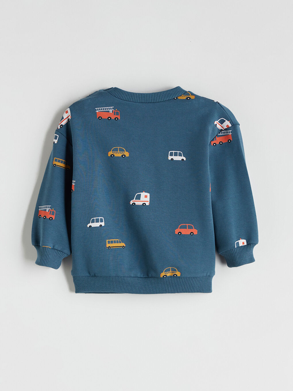 LCW baby Printed Baby Boys' Sweatshirt and Sweatpants 2 Pack Set -W5GN85Z1-774