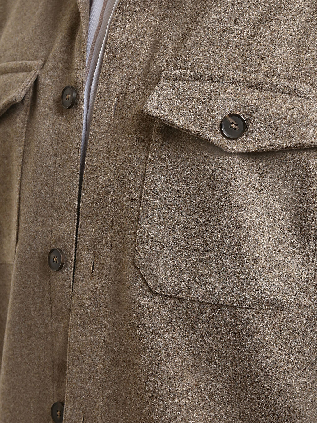 Regular Fit Long Sleeve Cachet Men's Shirt Jacket-2