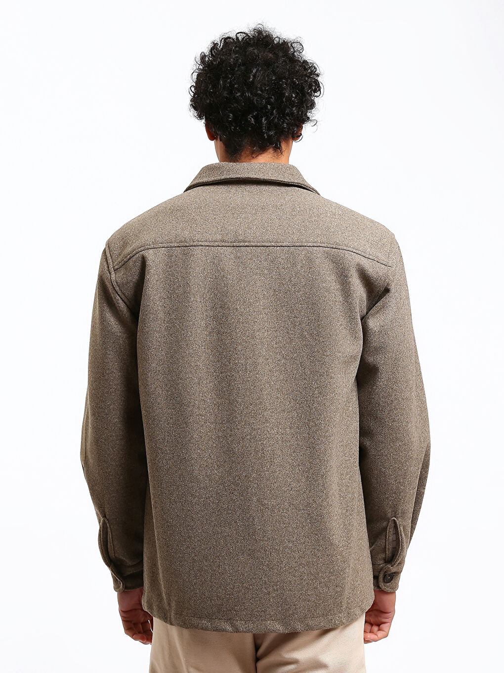 Regular Fit Long Sleeve Cachet Men's Shirt Jacket-4