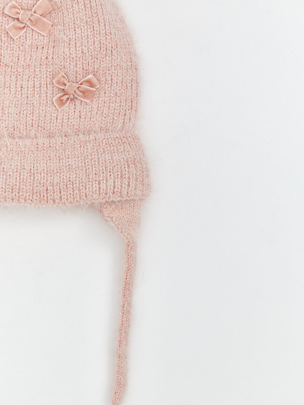 Шапочка для новорождённого с помпоном-1