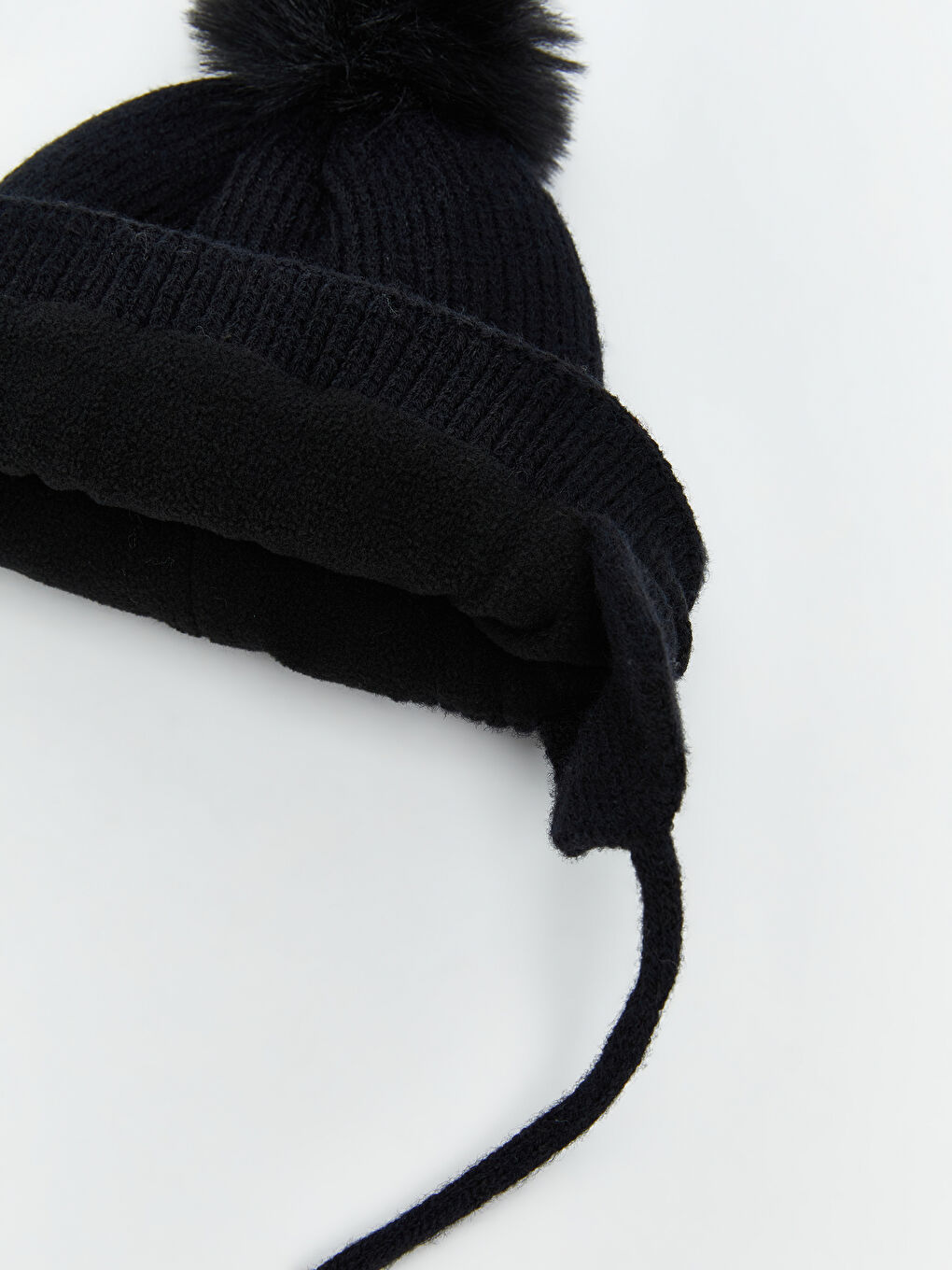 Baby Girl BLACK Beanie-2