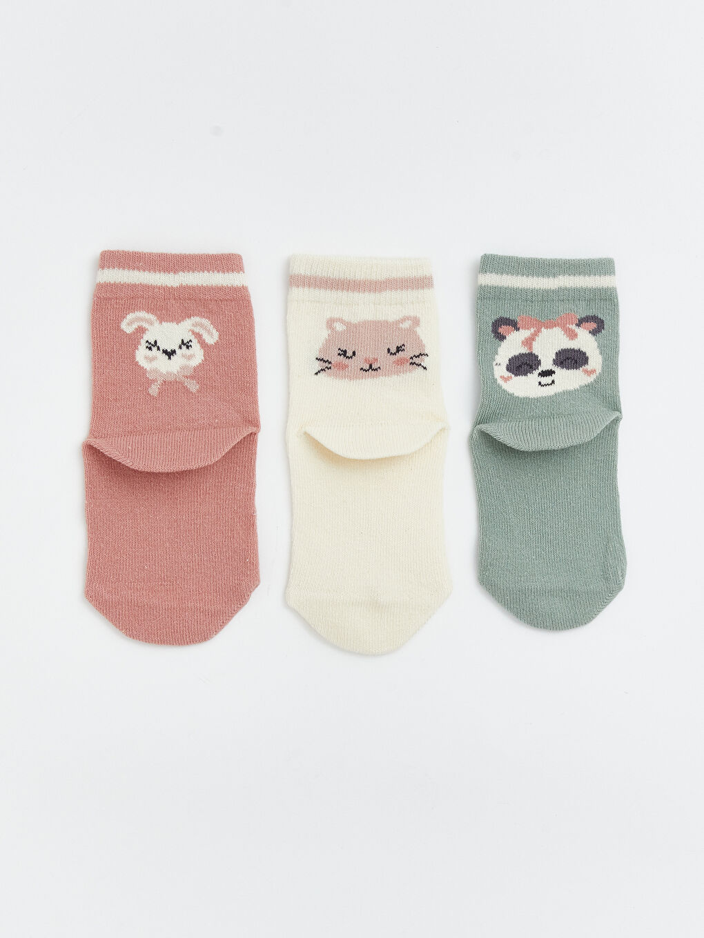 Šarene čarape do gležnja za bebe devojčice, pakovanje od 5 komada-1