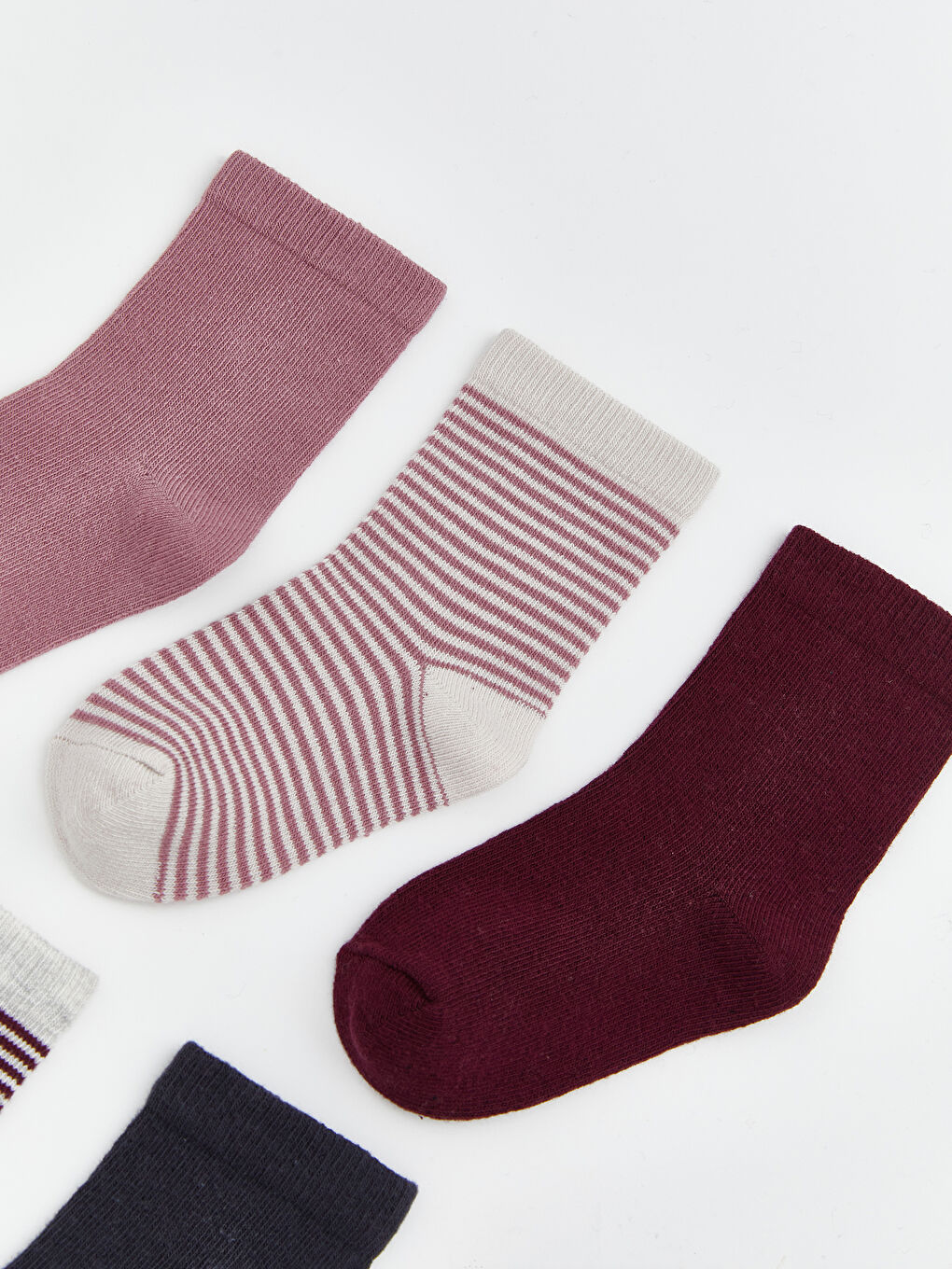 Čarape do gležnja za bebe devojčice, pakovanje od 5 komada-1