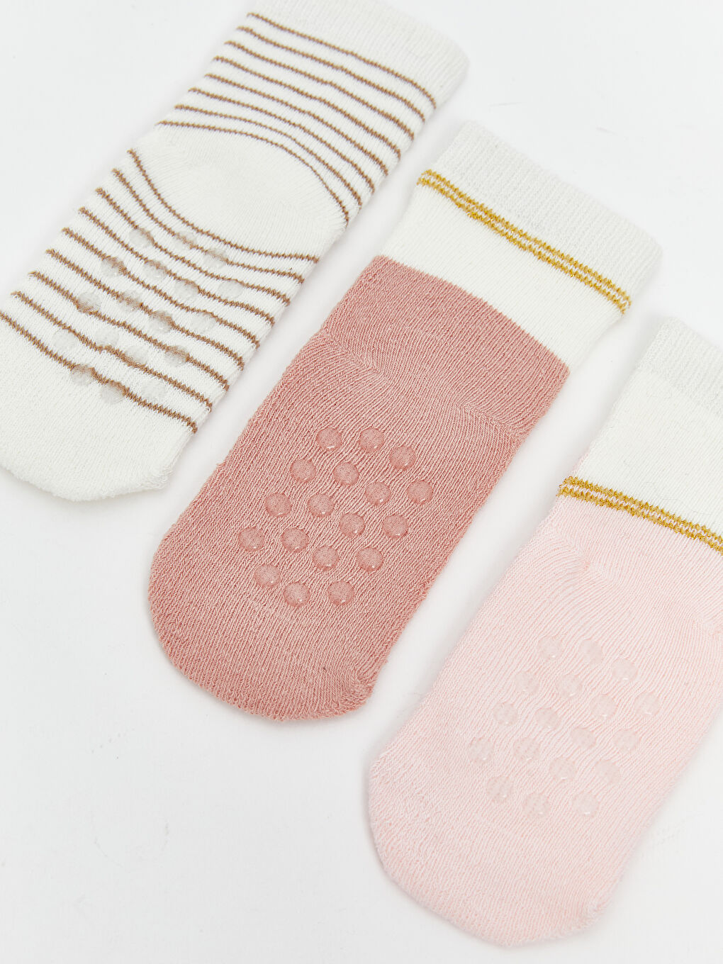 Štampane Frotirne Nazuvice za Bebe Devojčice, Pakovanje od 3-2