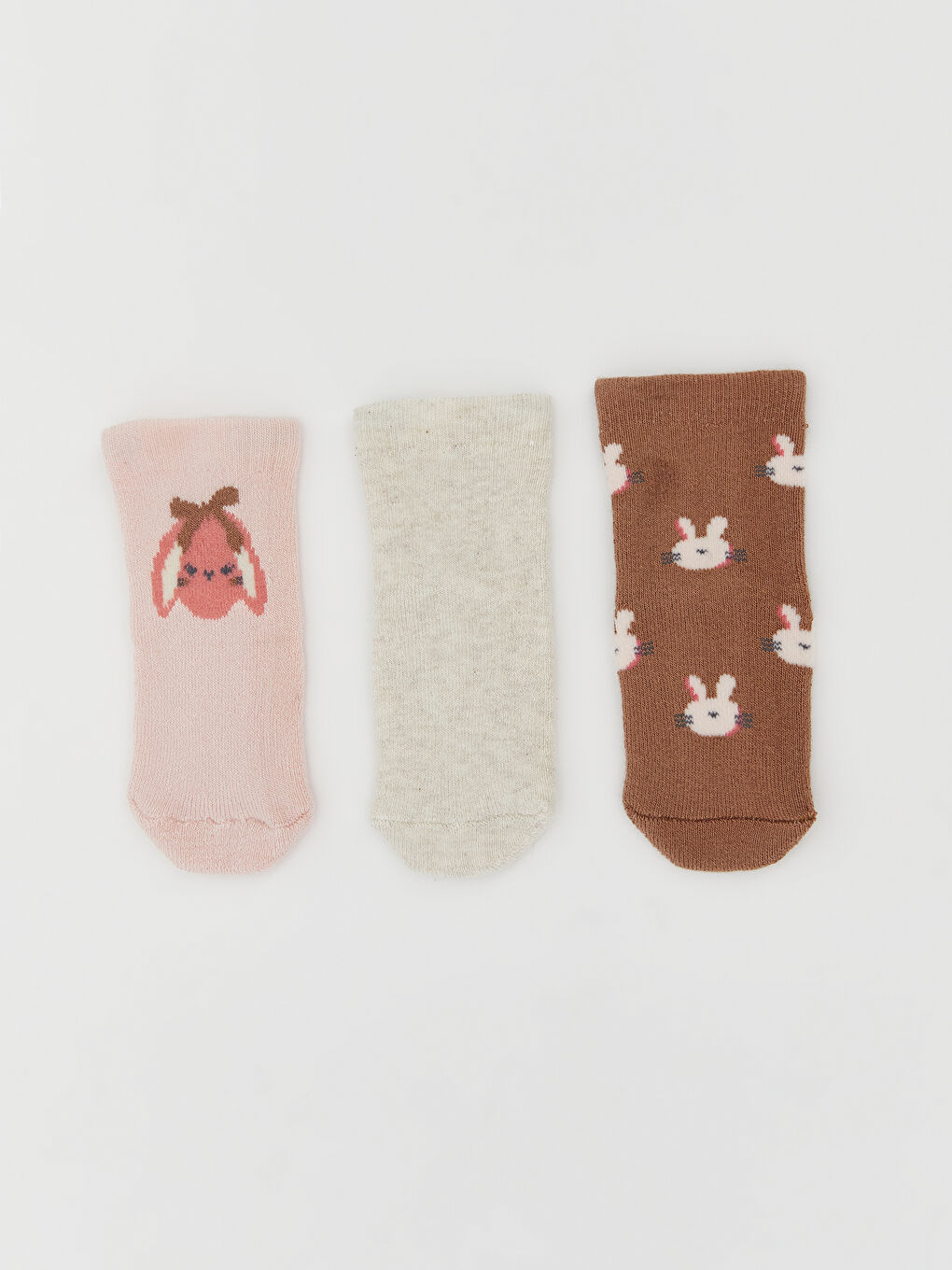 Printed Baby Girls' Ankle Socks 3-pack