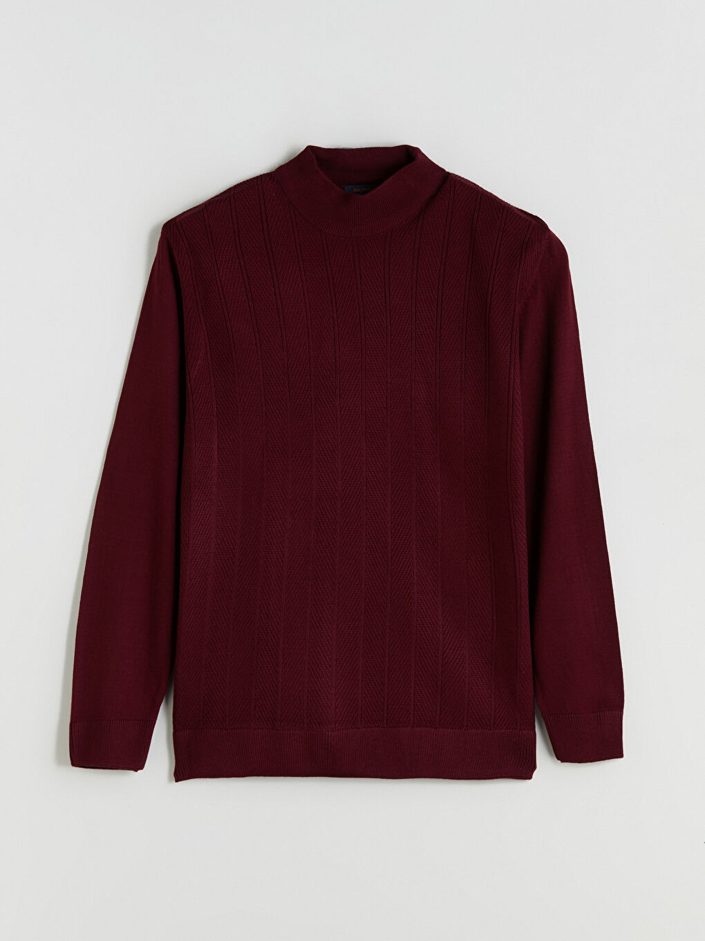 Pull-Over En Tricot Pour Hommes À Demi-Col Roulé-4