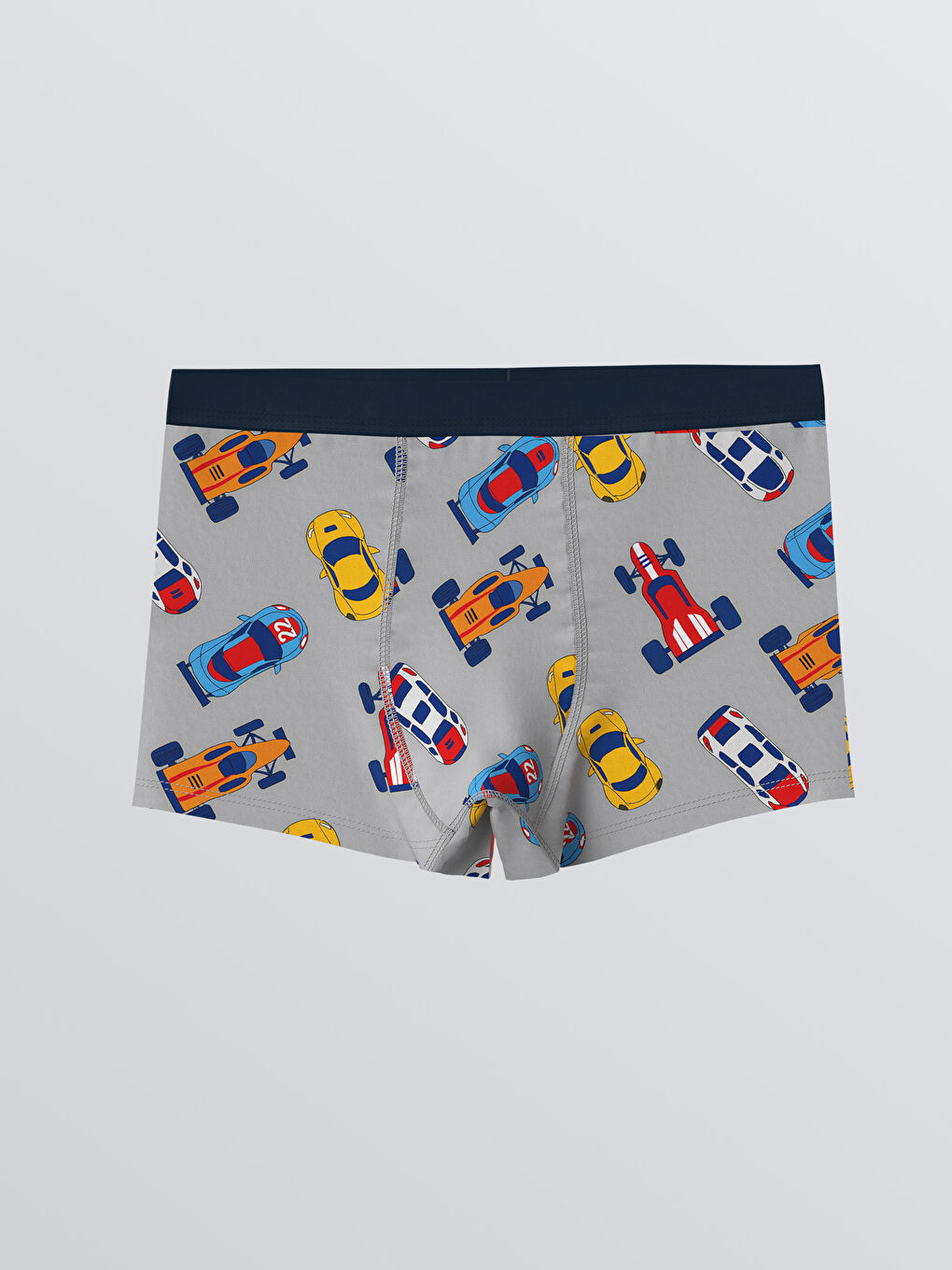 Boy GREY Boxer Trunks-3