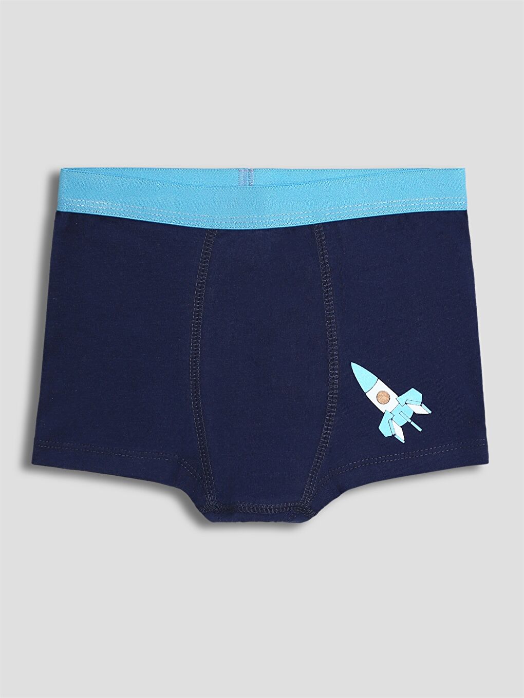 Boy GREY Boxer Trunks-5