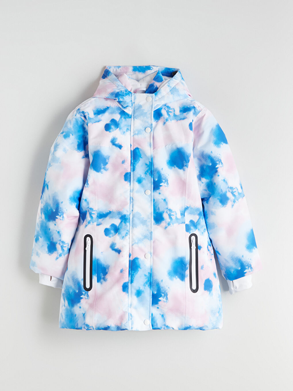 Ski jakna za devojčice sa kapuljačom