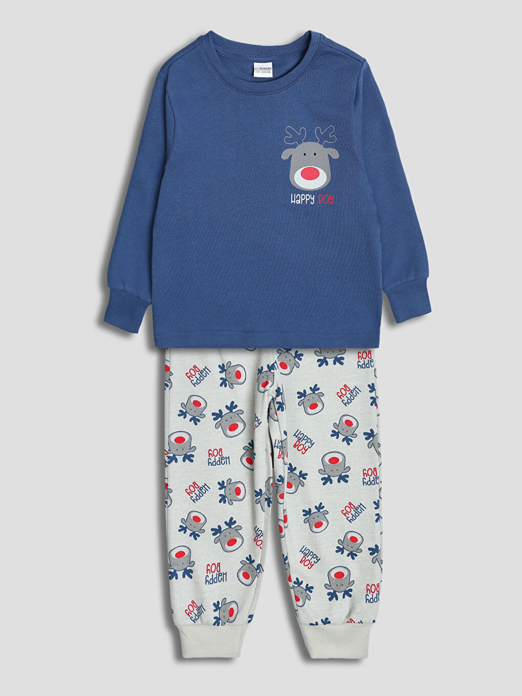 Crew Neck Boys' Pyjama Set