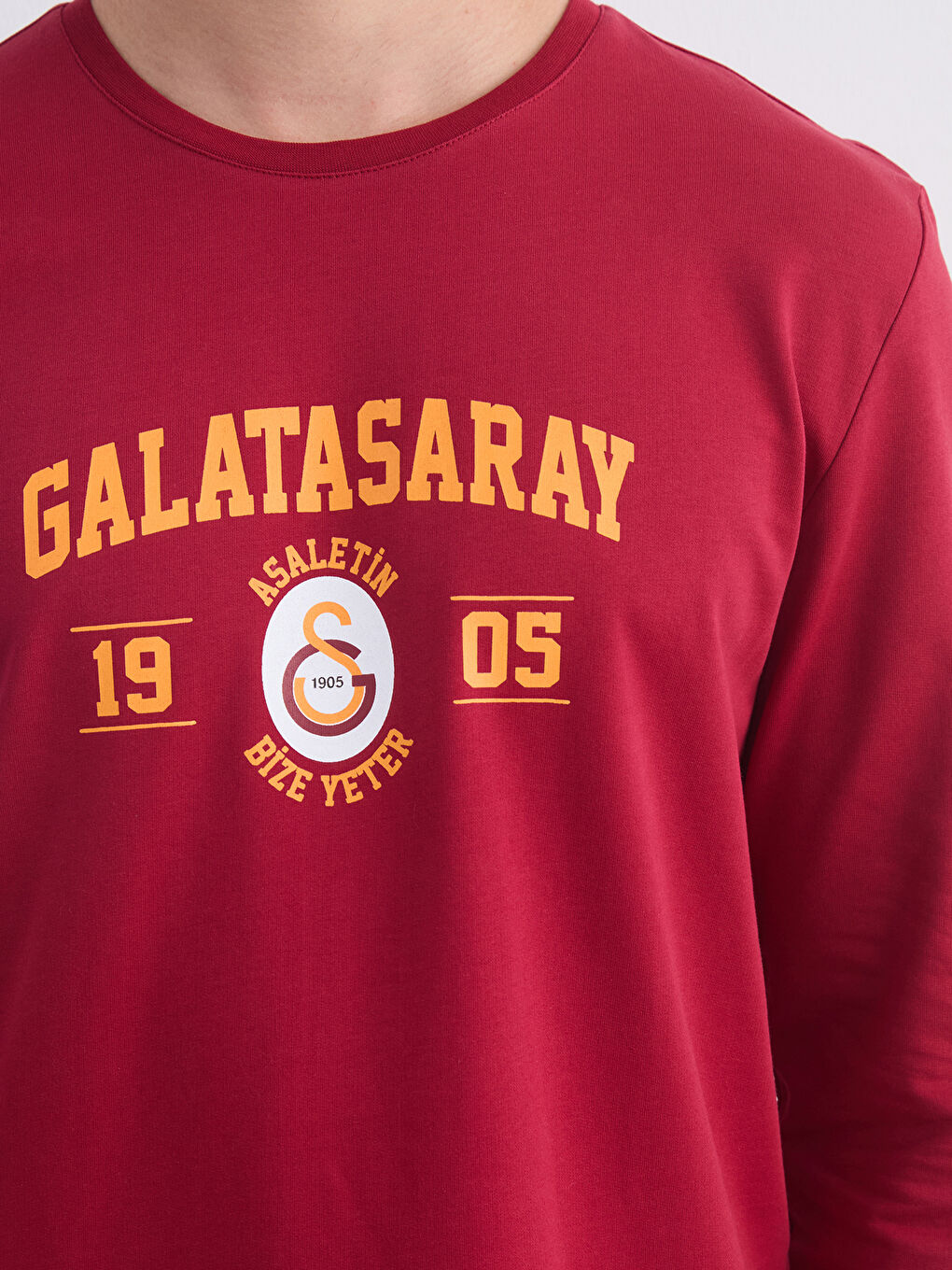 Kırmızı Galatasaray Baskılı Erkek Pijama Takımı-2