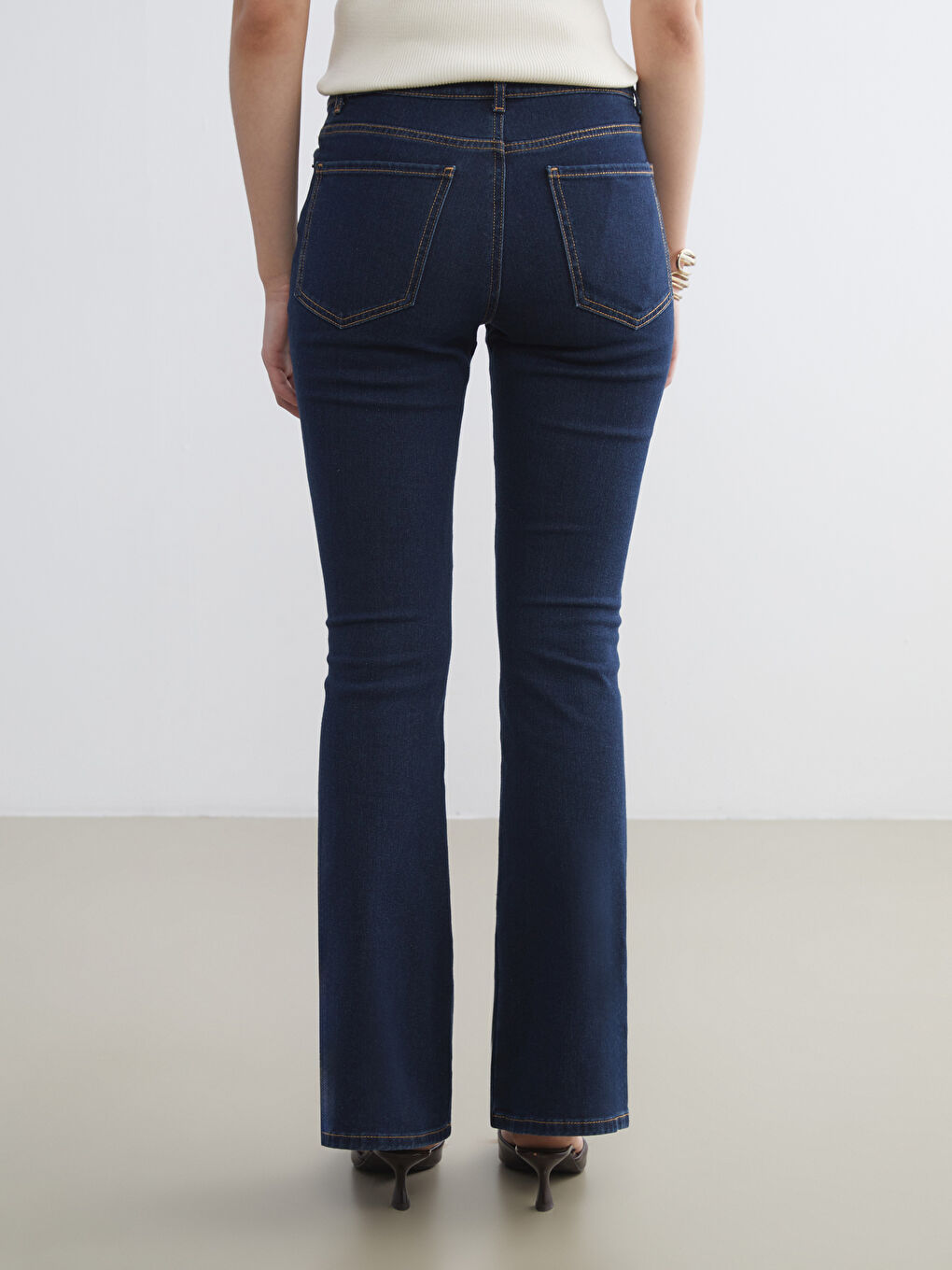 LCW Jeans Flare Women's Jeans -W5GP26Z8-423