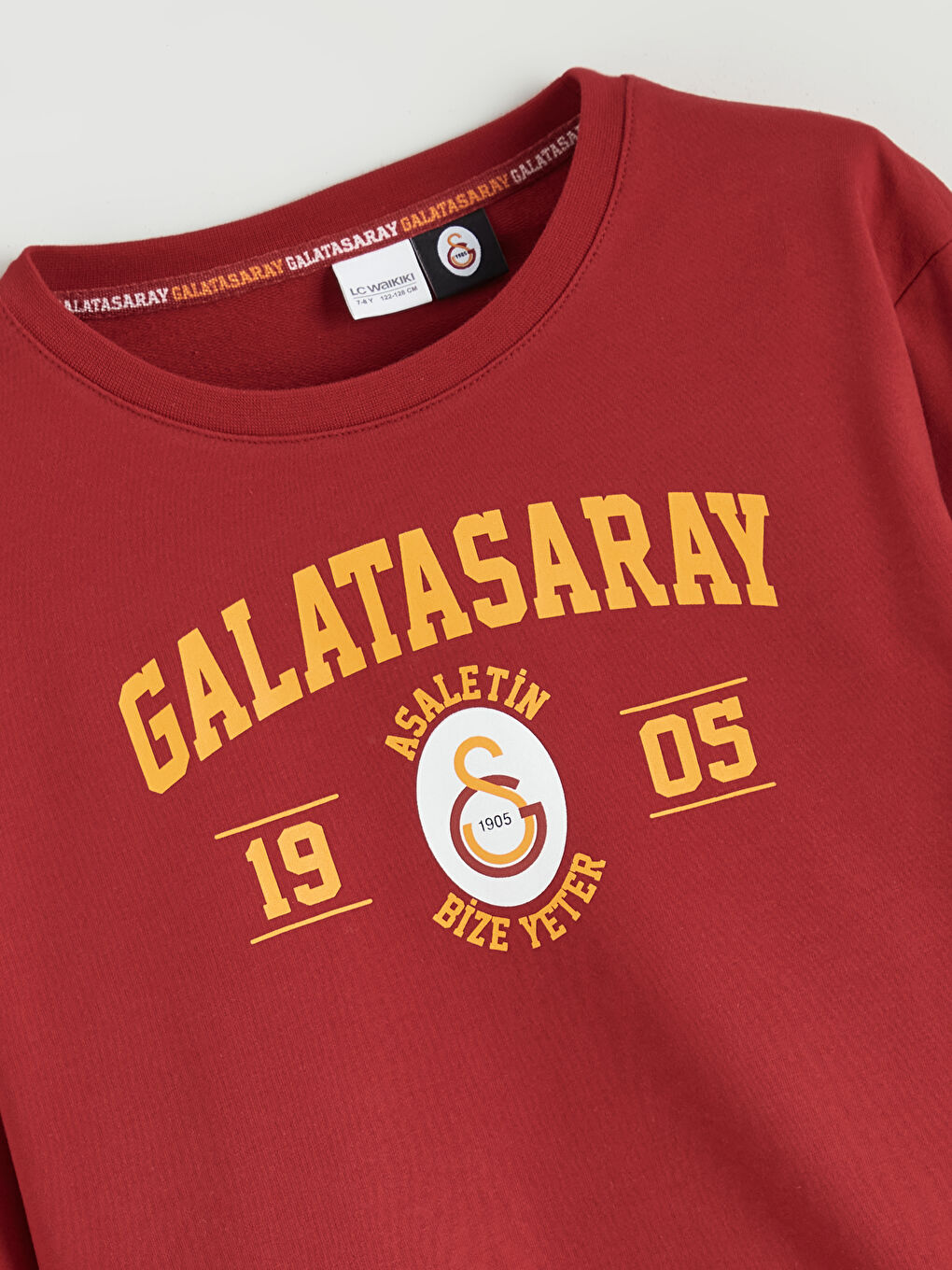 Kırmızı Bisiklet Yaka Galatasaray Baskılı Erkek Çocuk Pijama Takımı-2