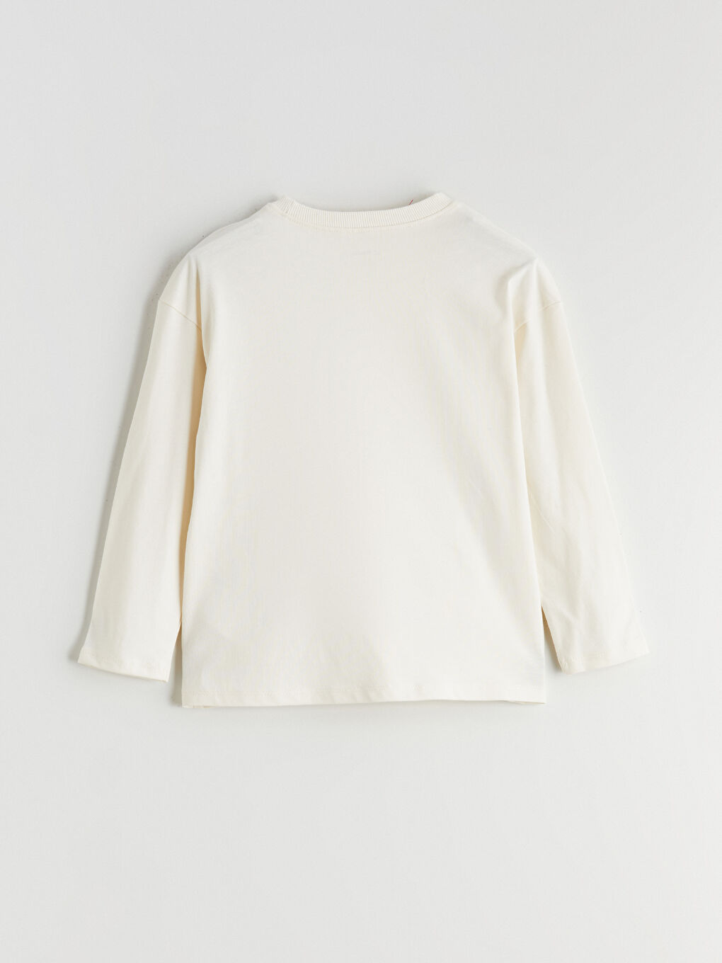 Bej Dinozor Baskılı Erkek Bebek Tişört-1