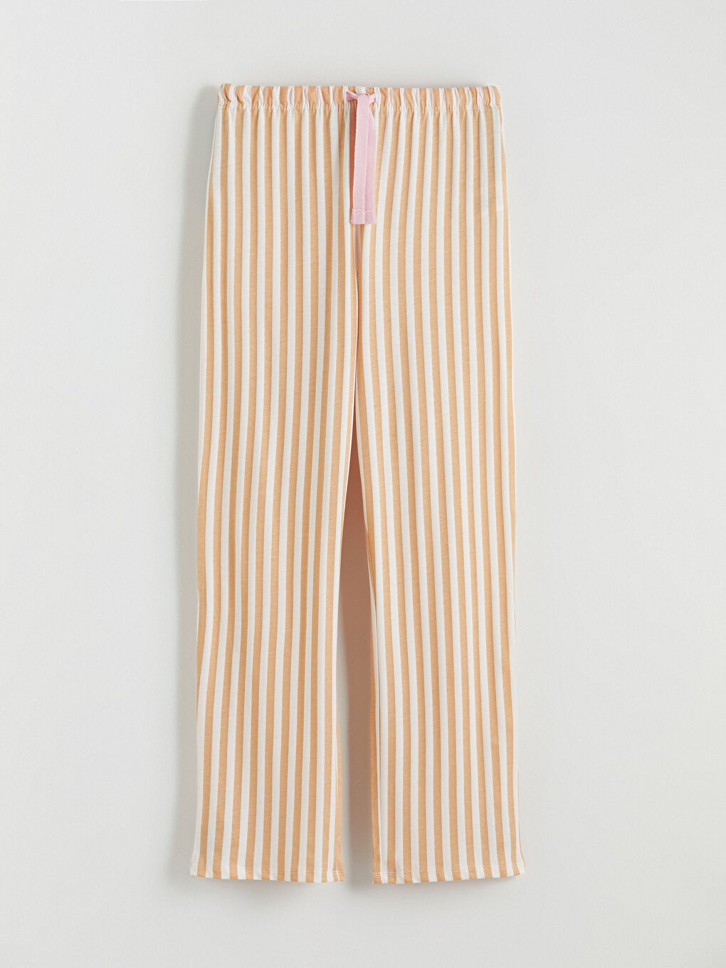 Collared Neck Striped Women's Pyjama Set-7