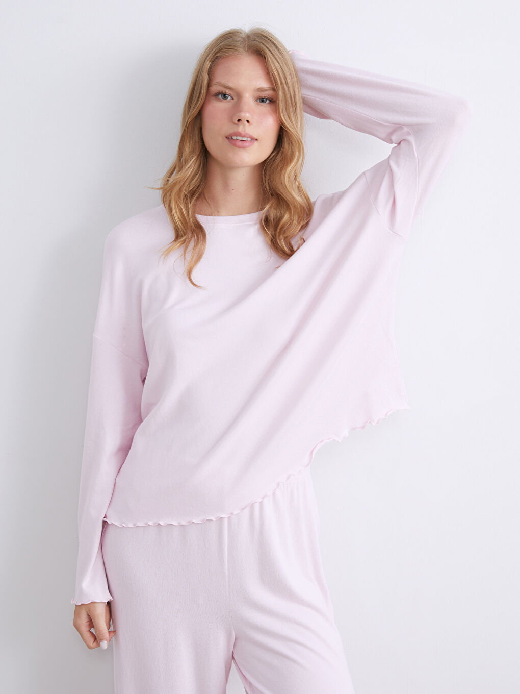 Crew Neck Women's Pyjama Set-1