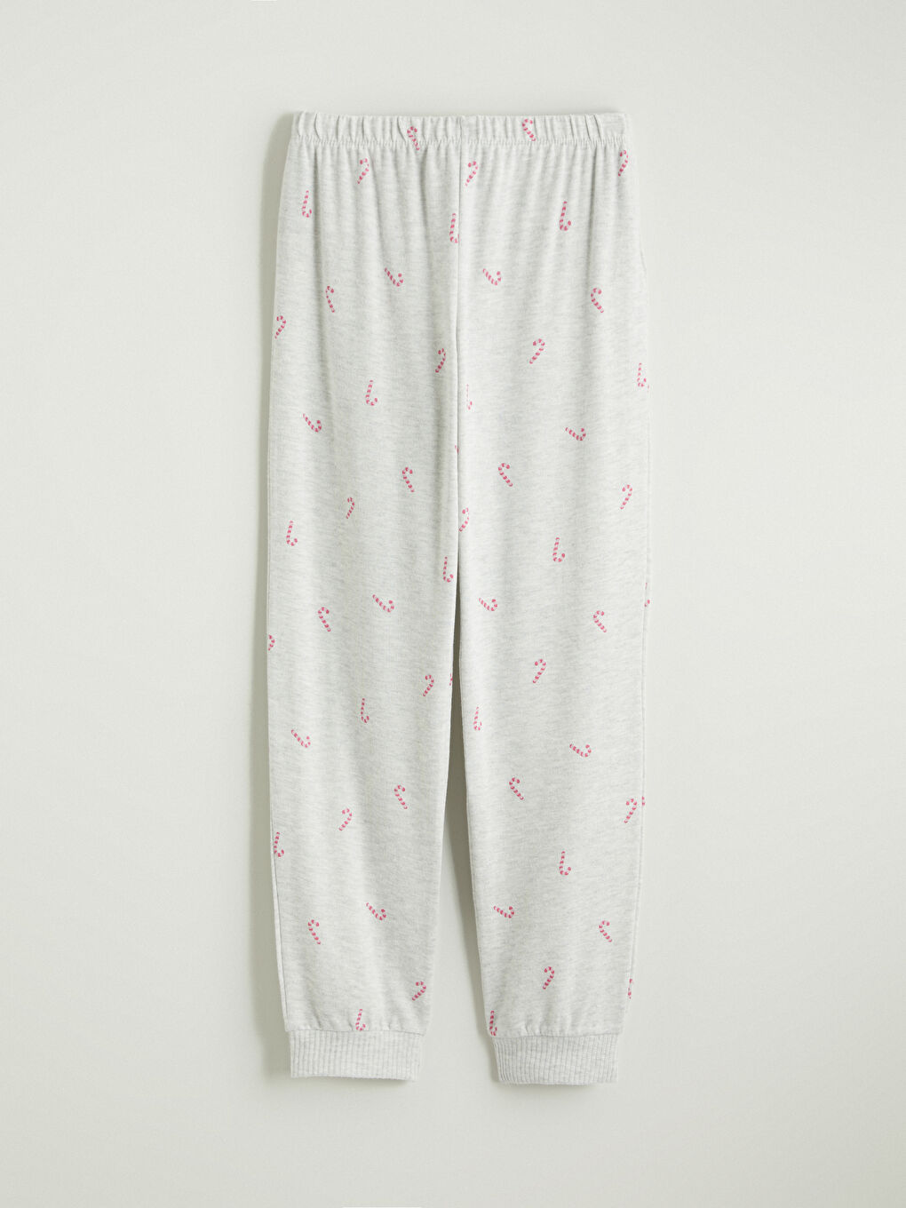 Crew Neck Patterned Women's Pyjama Set-7