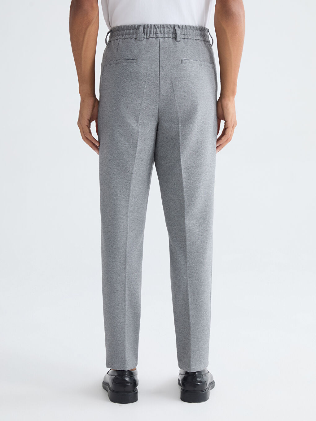 Gri Standart Kalıp Erkek Pantolon-7